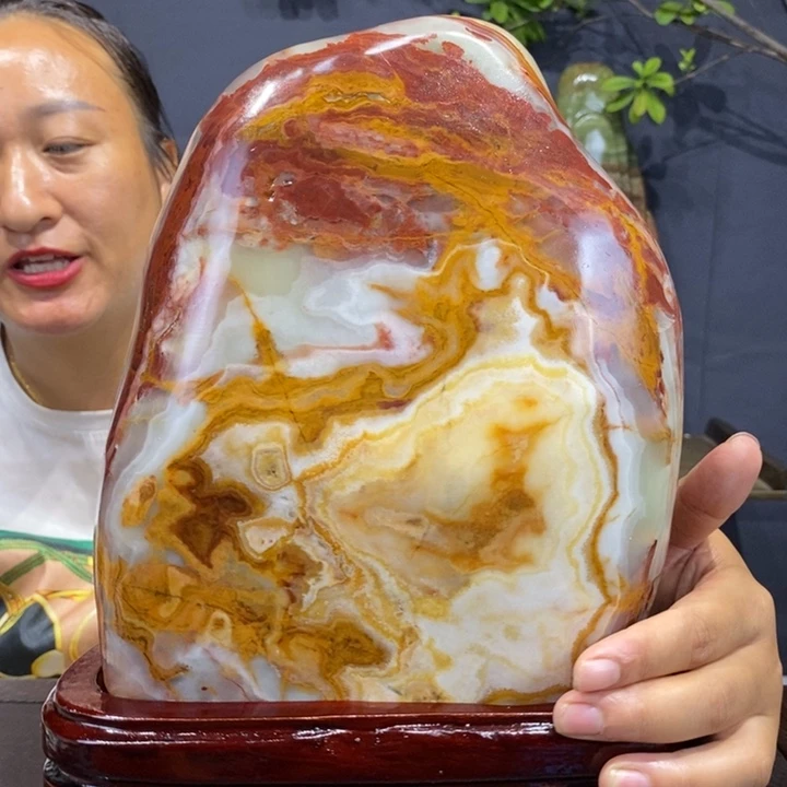 石材精品古青石摆件