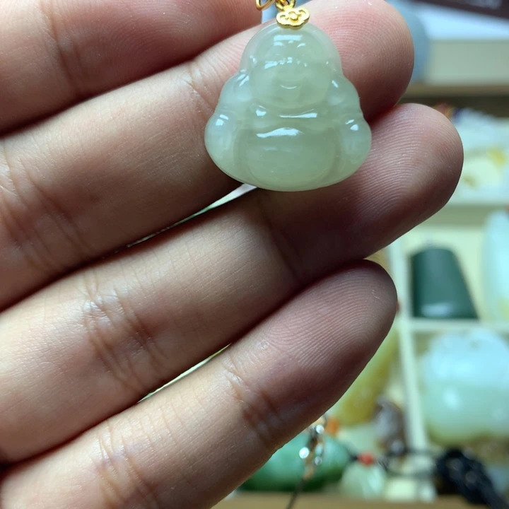 和田玉未镶嵌吊坠(不含链)