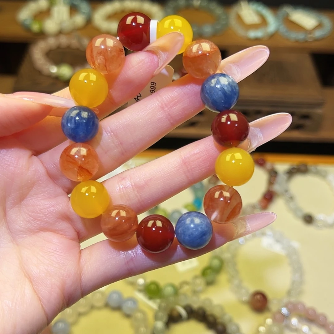 手链银S925镶嵌水晶白雪公主1540