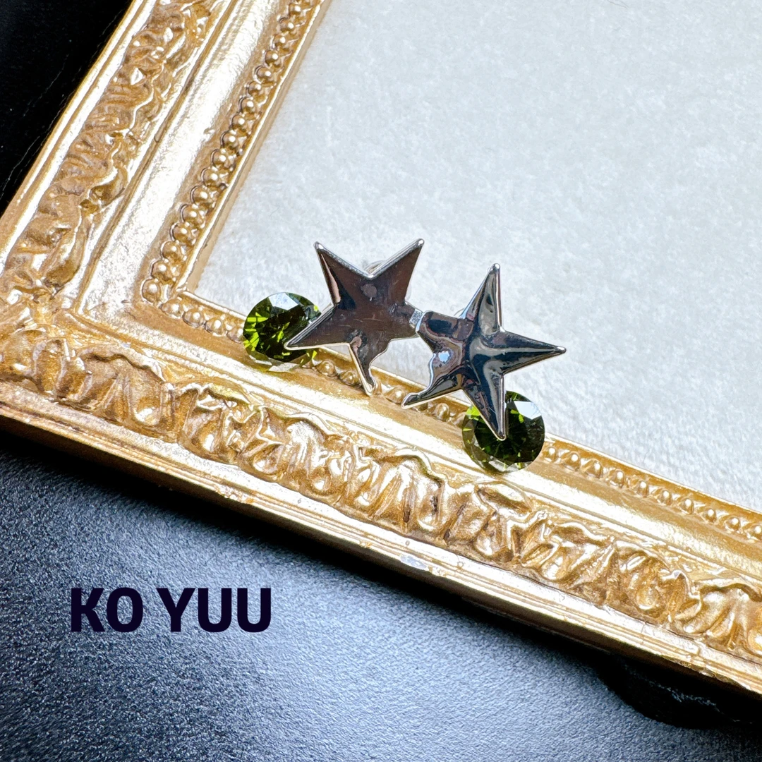铜合金锆石耳饰 【雨桐高奢饰品】耳环CC00264