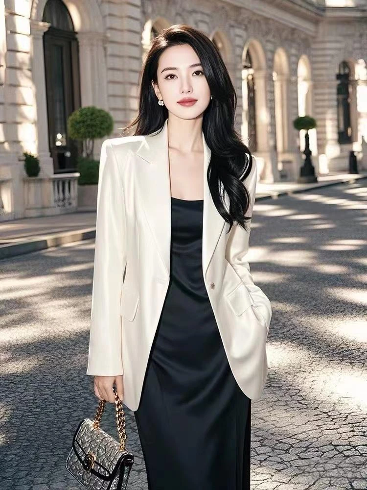 2025新款上班通勤职业高级感超好西装裙子气质干练高端两件套装女