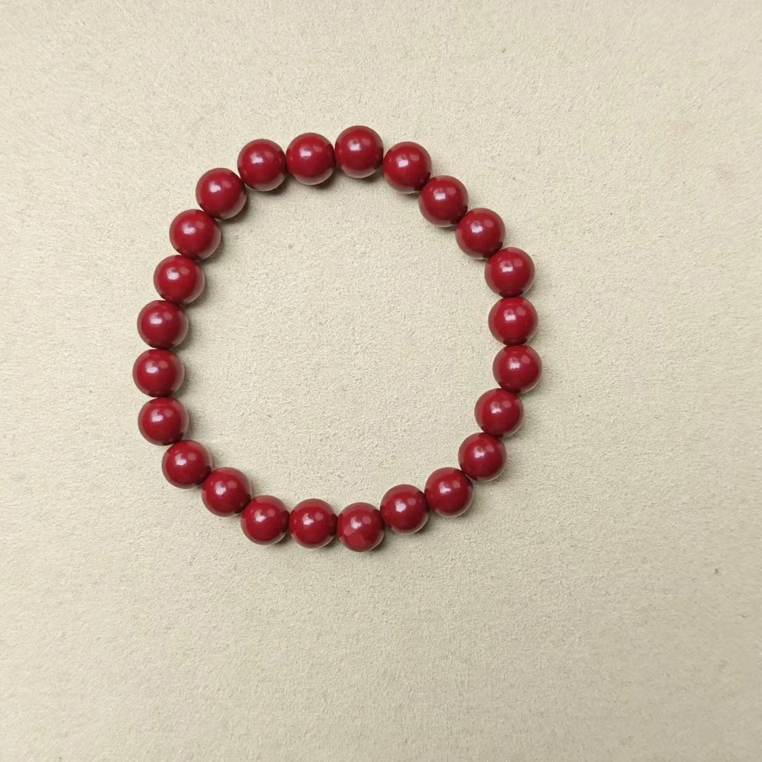 含辰砂工艺品圆珠手串卡8mm (多样性发）Z125