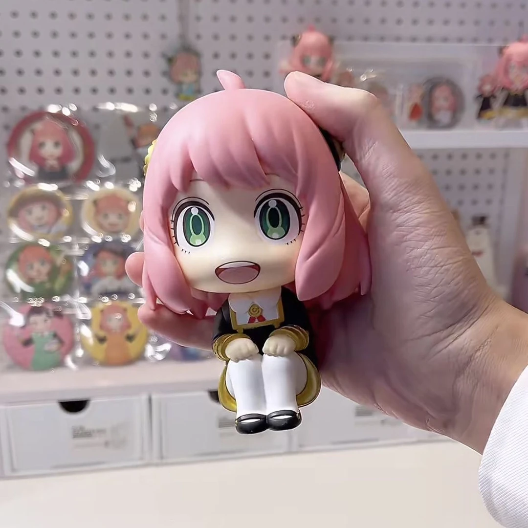 新款坐姿阿尼亚手办间谍过家家公仔周边玩偶可爱桌面摆件生日礼物