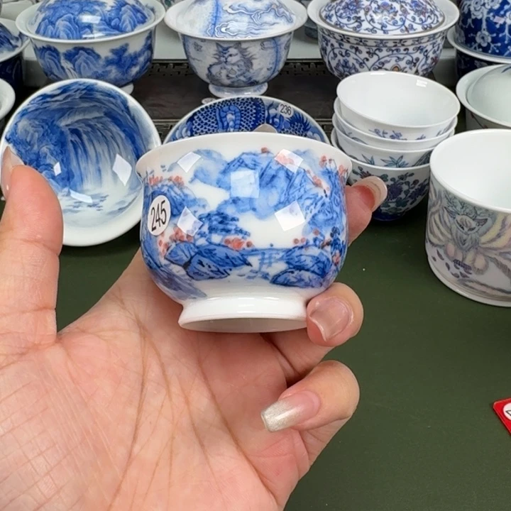 景德镇纯手工手绘茶器蒙蒙