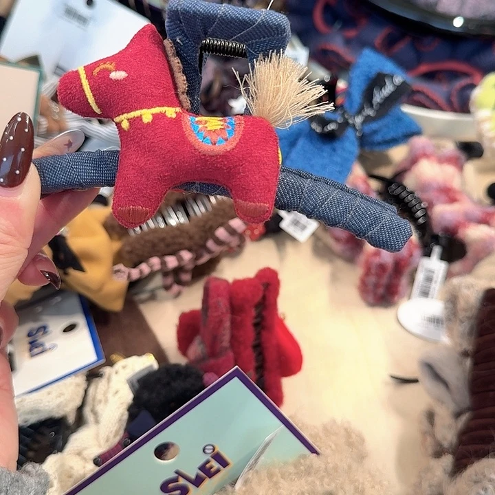 红色小马牛仔抓夹