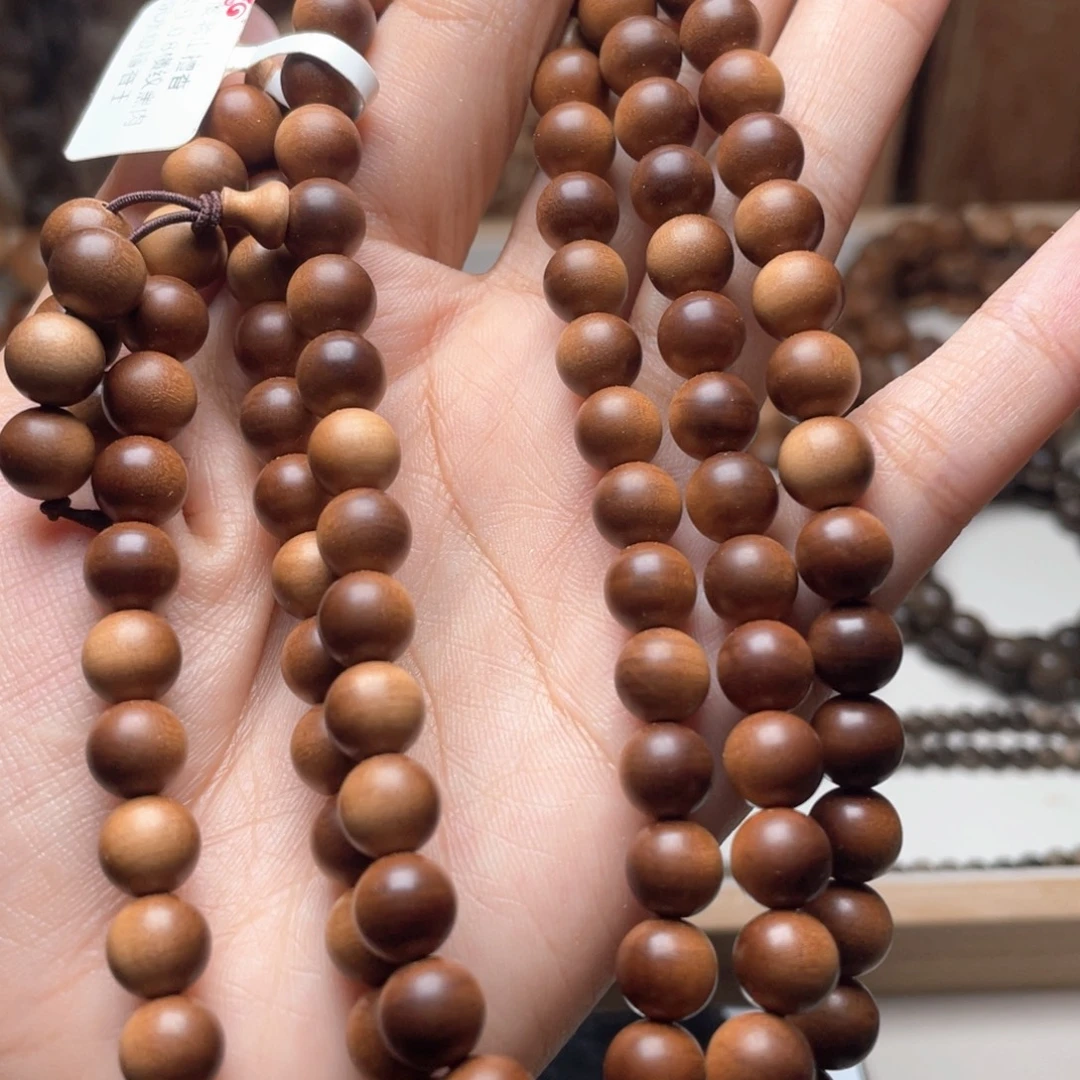 。***1檀香木手串/手链手串0.8沉水焦糖