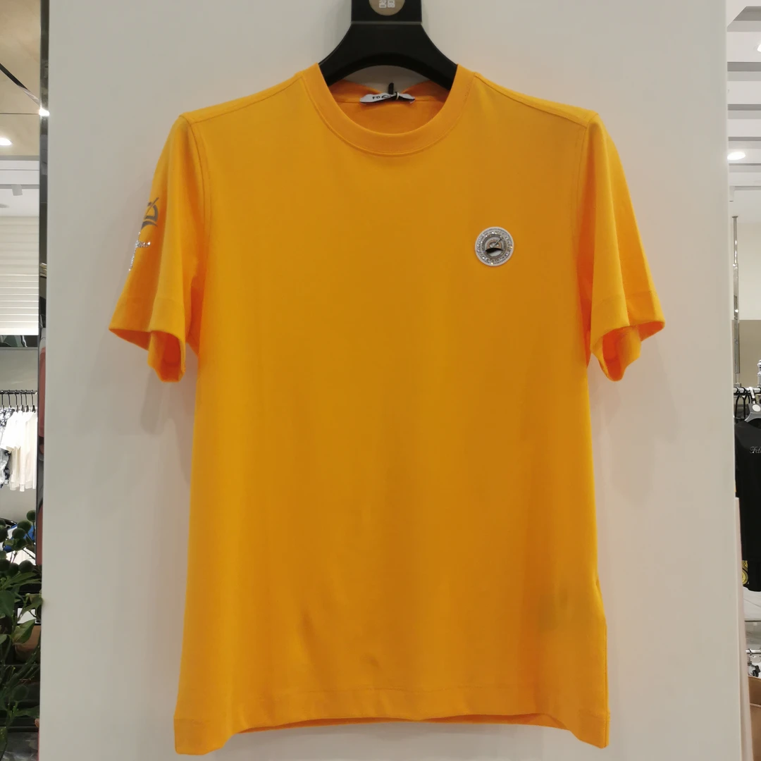 高尔夫夏季圆领男士T恤休闲时尚百搭款