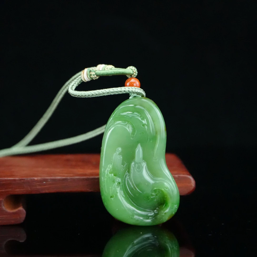 和田玉 碧玉悟道/朵云轩 JZW5024HC