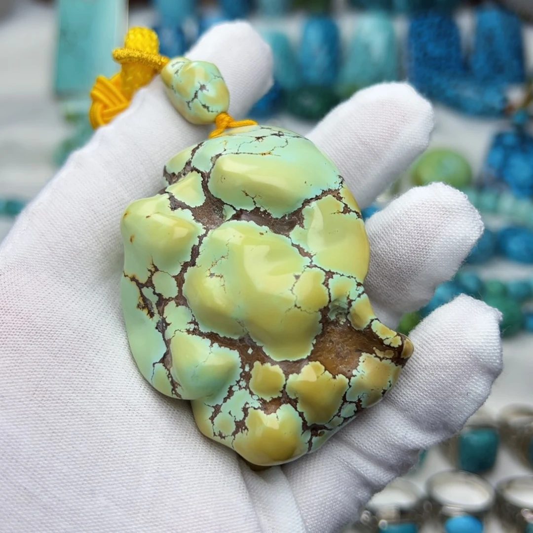 绿松石珠宝奇石未镶嵌