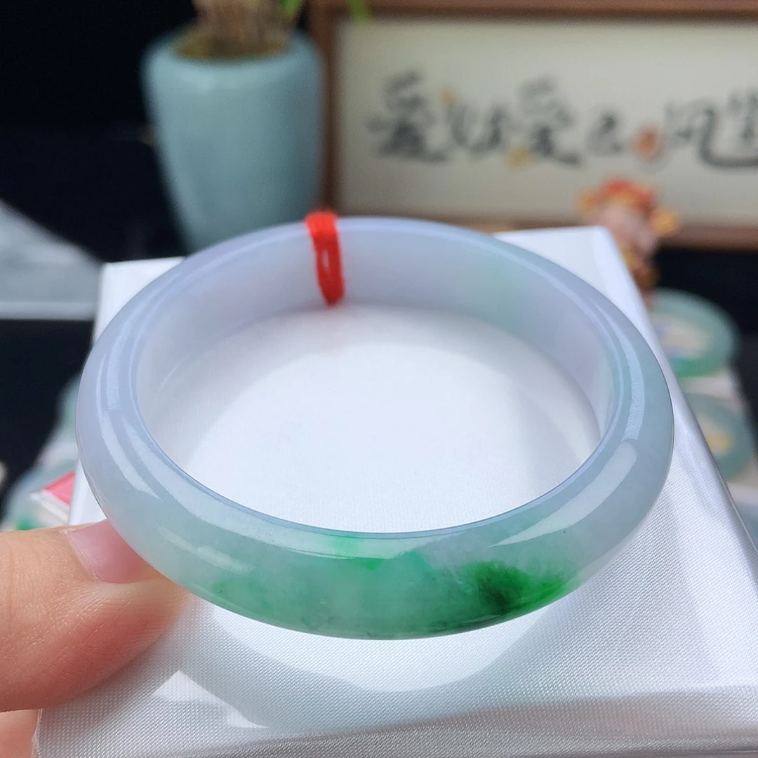 未镶嵌手镯翡翠20号 很漏