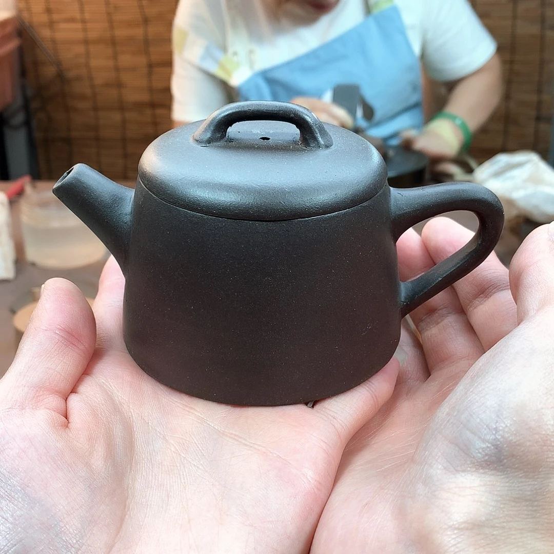 茶壶紫砂井栏 紫泥 180cc