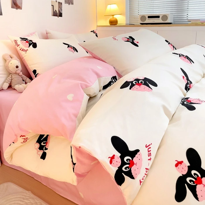 新疆棉全棉四件套 100%纯棉印花4件套四季通用