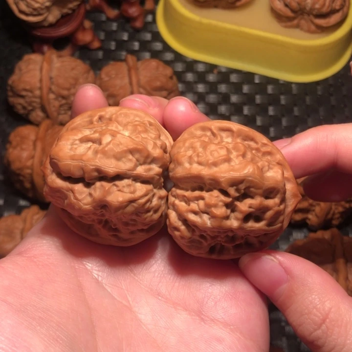 把件文玩核桃41四开三角蛙