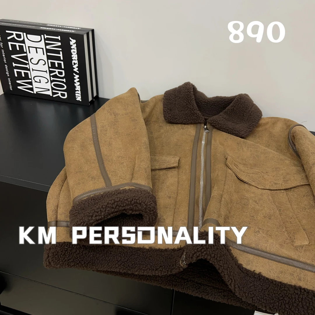 KM PERSONALITY 2024 新款冬季皮毛一体外套 890