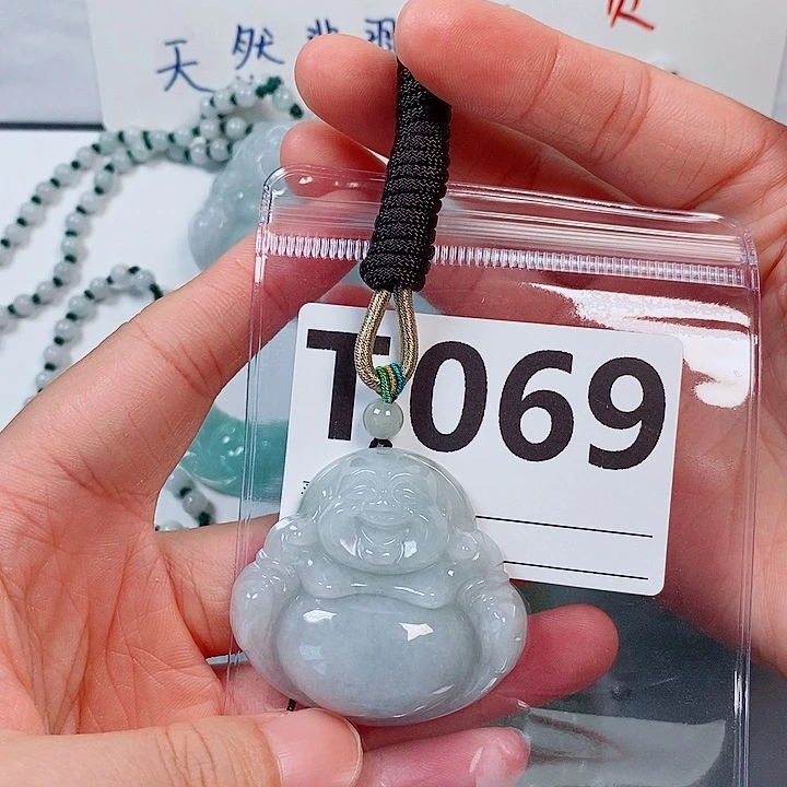 翡翠未镶嵌颈饰天然