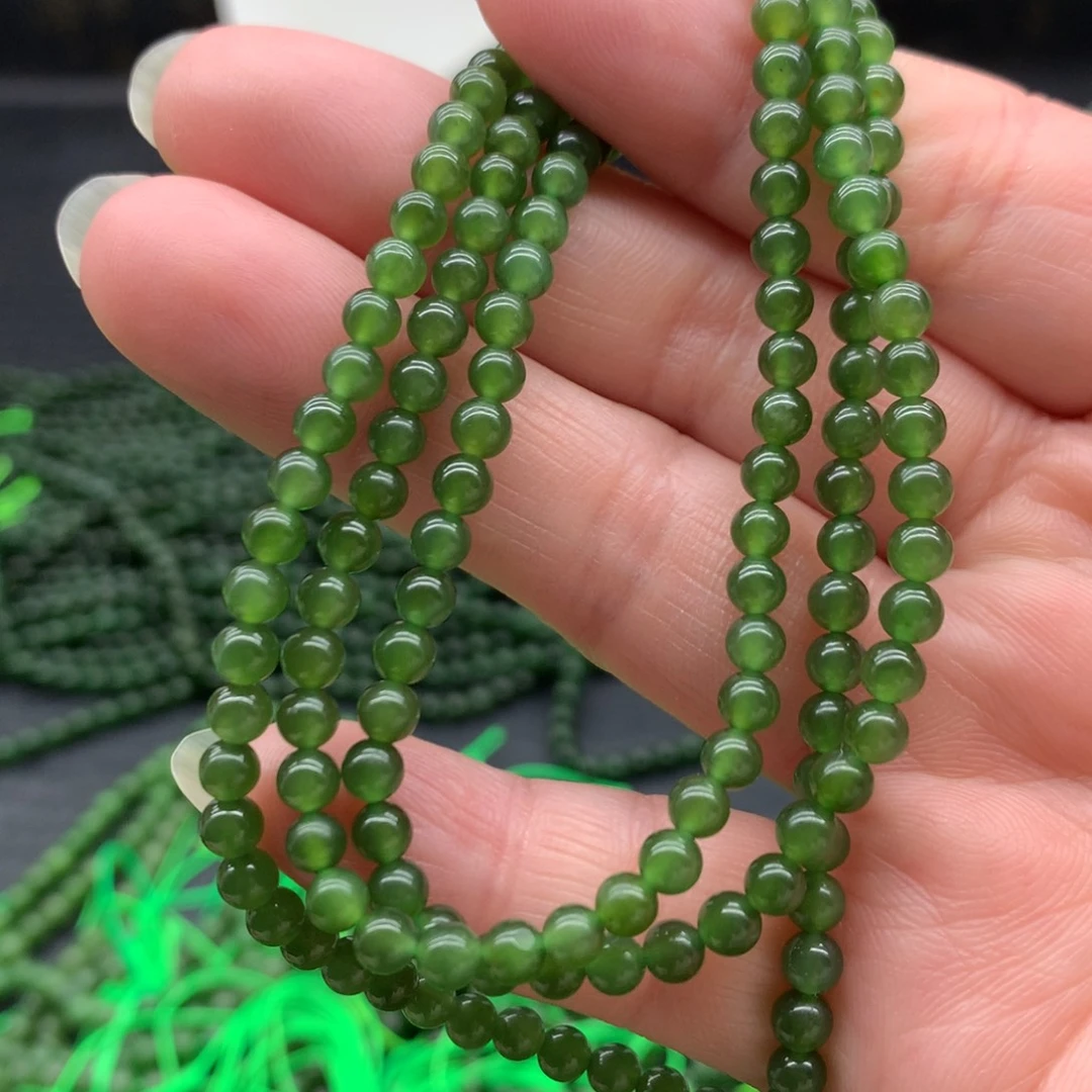 和田玉未镶嵌手链4