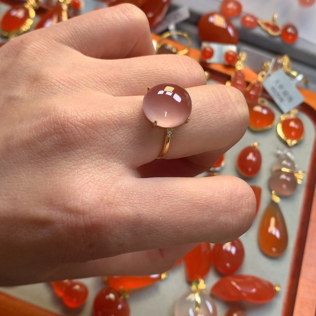 南红玛瑙未镶嵌颈饰