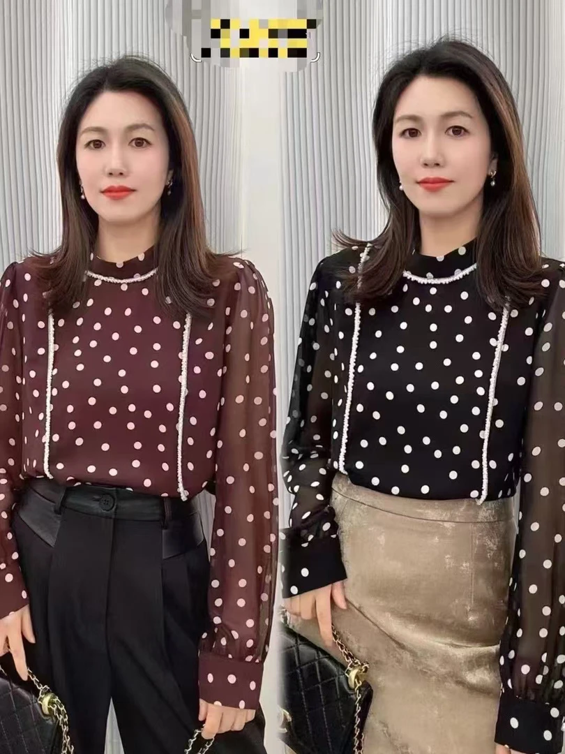 陈陈家 高货设计感波点衬衣