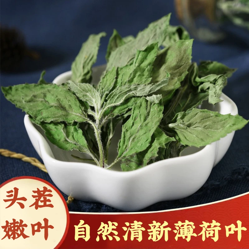 【薄荷】整支薄荷叶  新鲜干货薄荷梗薄荷叶薄何食用搭枸杞泡水泡茶