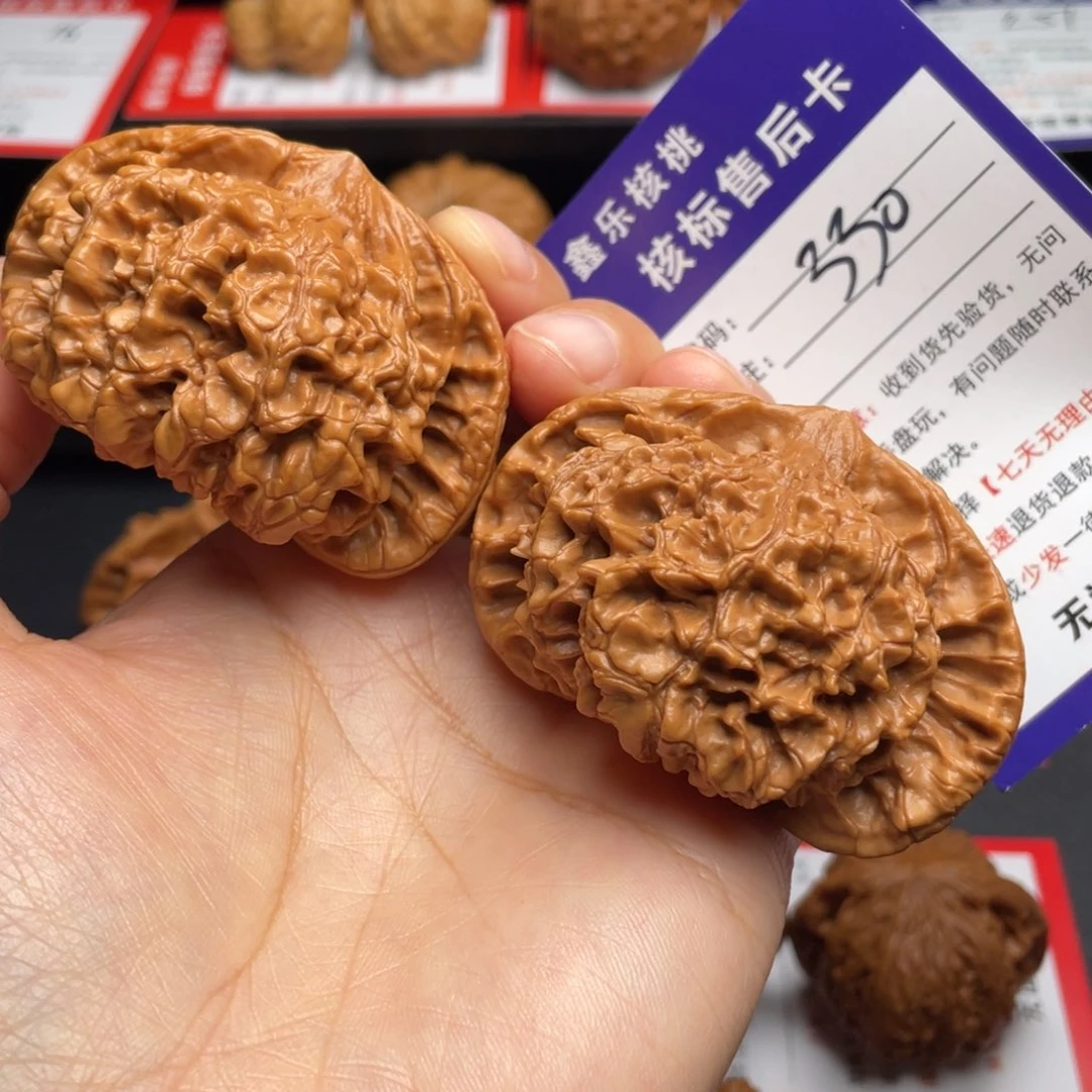 文玩核桃把件官帽58尺