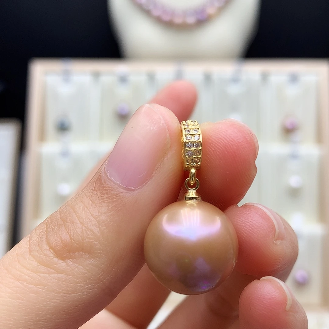 颈饰合金淡水珍珠