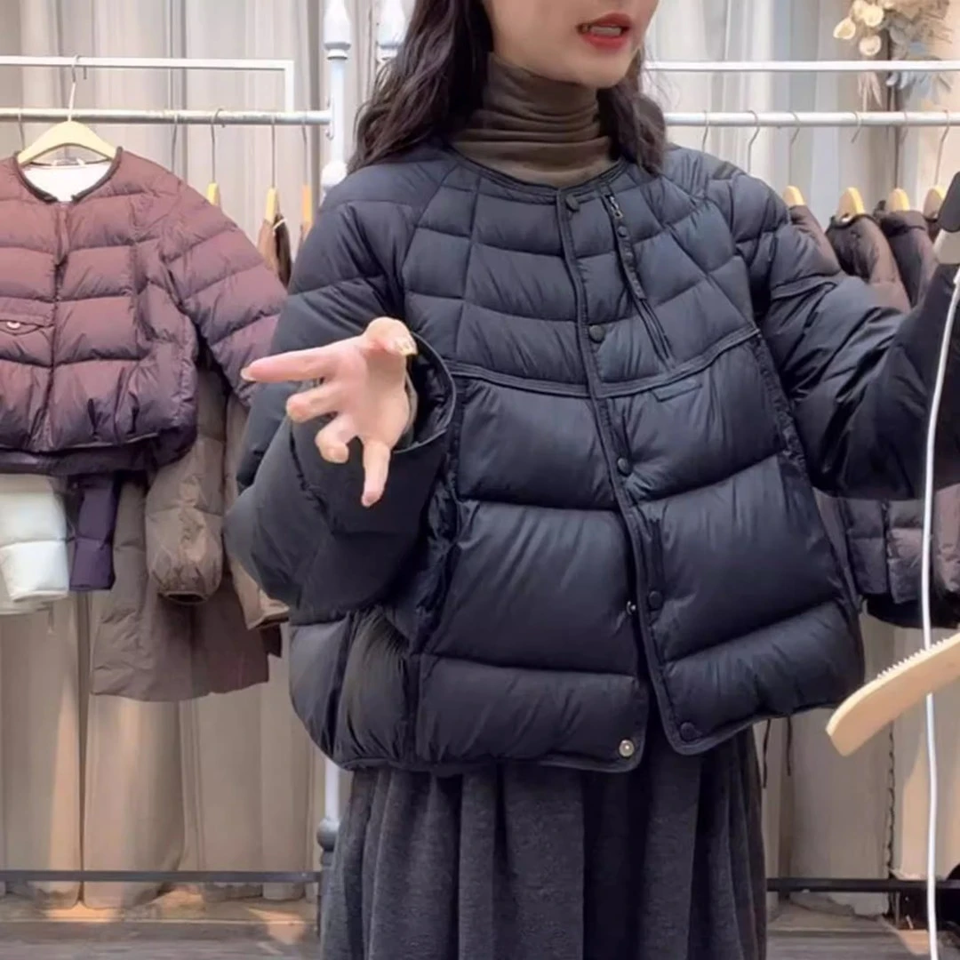 韩系时尚减龄保暖棉服2025冬新款时尚洋气设计感百搭休闲外套棉衣
