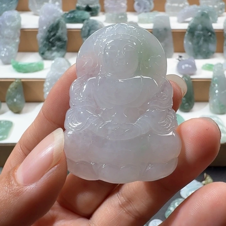 翡翠未镶嵌项链翡翠