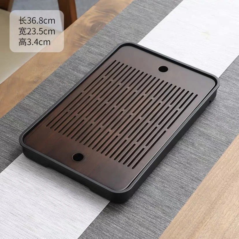 谦杯 秋漓茶盘(36.8x23.5x3.4) K3011