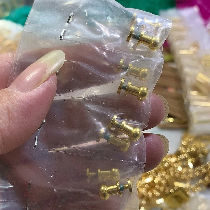 皮革驴家5分铜奶嘴钉10个