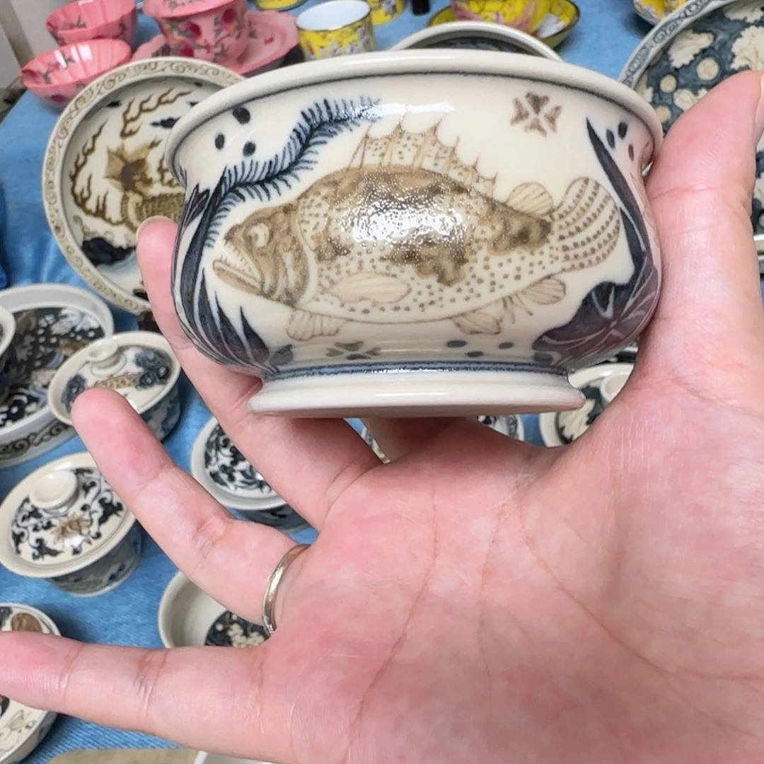 手工手绘主人杯景德镇