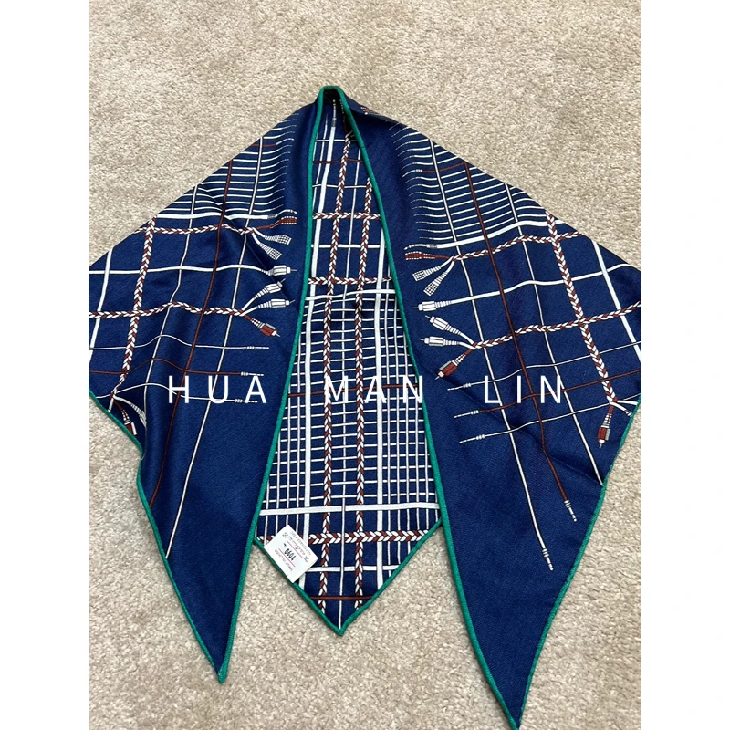 【花滿林】三角巾真丝桑蚕丝丝毛丝巾0604 长120cm