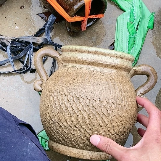 【闪购商品】紫砂花盆15.18花盆花盆