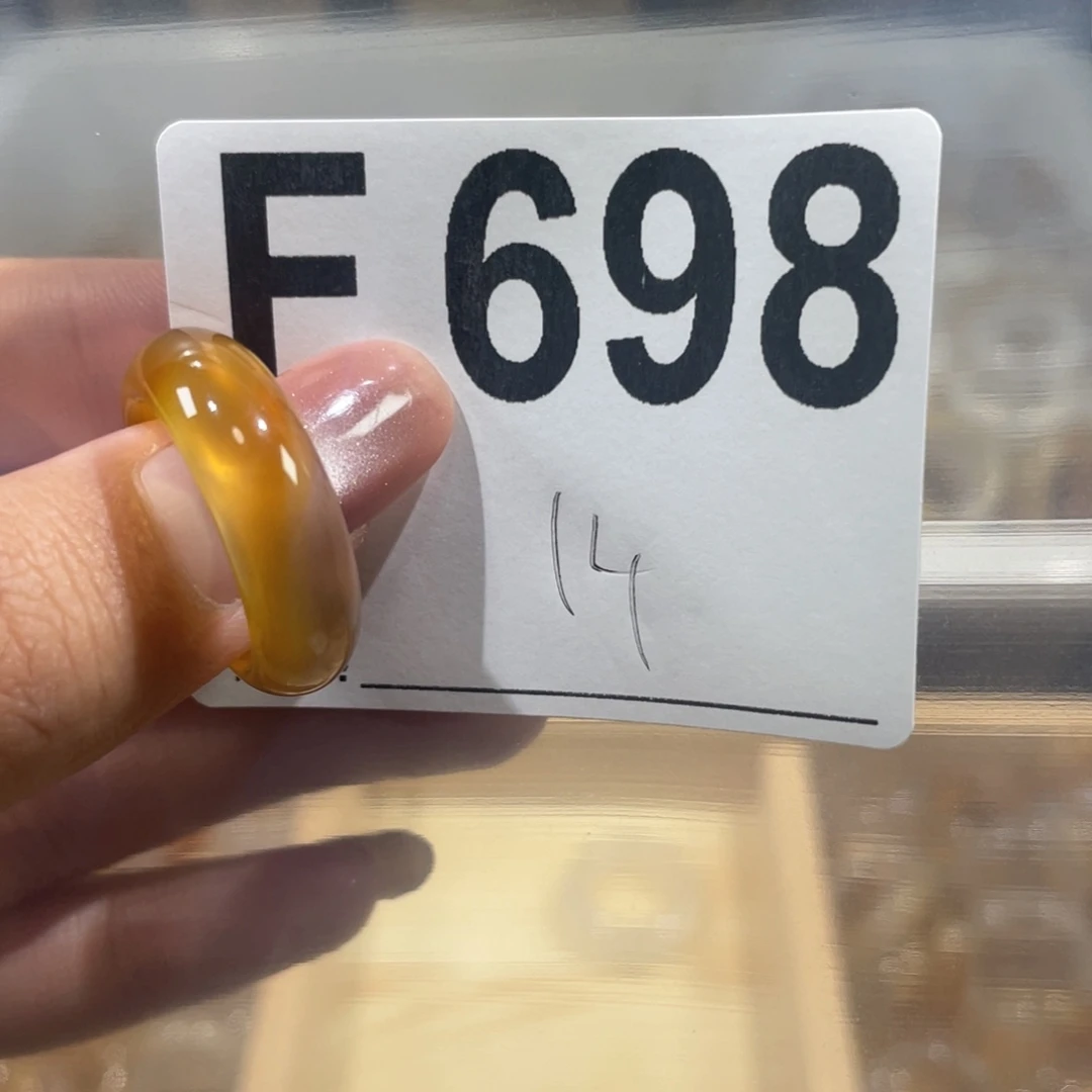 玛瑙/玉髓戒指未镶嵌698