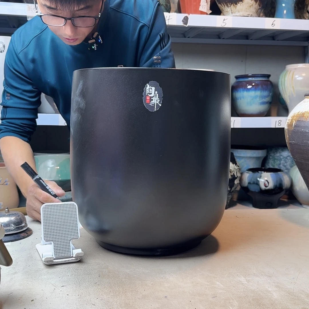 紫砂花盆尺寸30@34