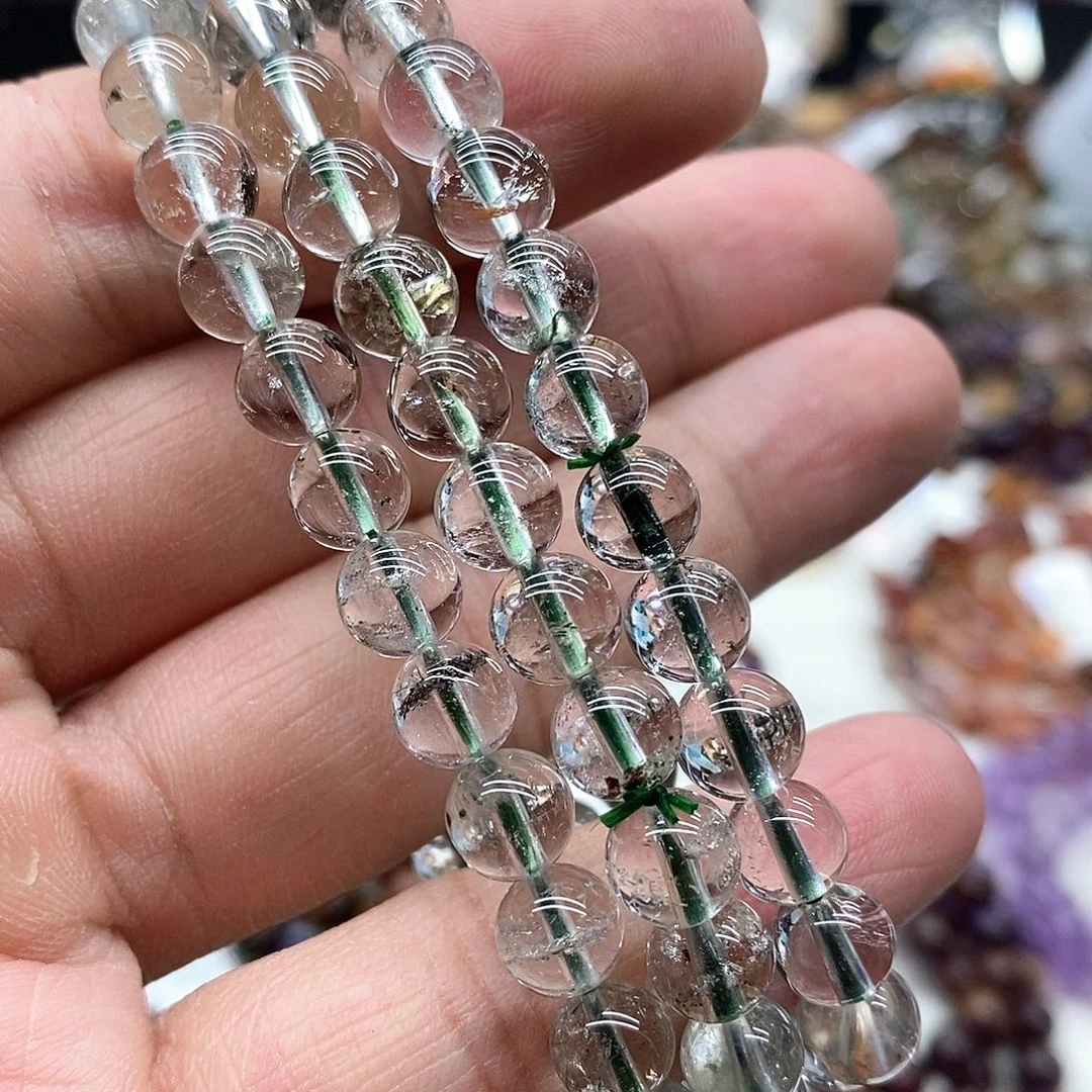 水晶手串未镶嵌多样性发货发一条