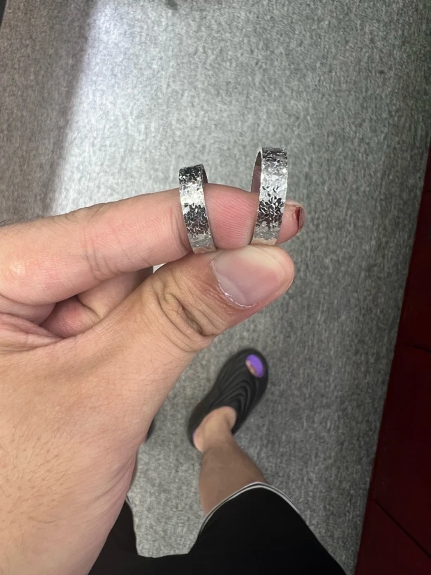 【12.02戒指】 PT950（素金）碎碎冰情侣对戒不支持七天