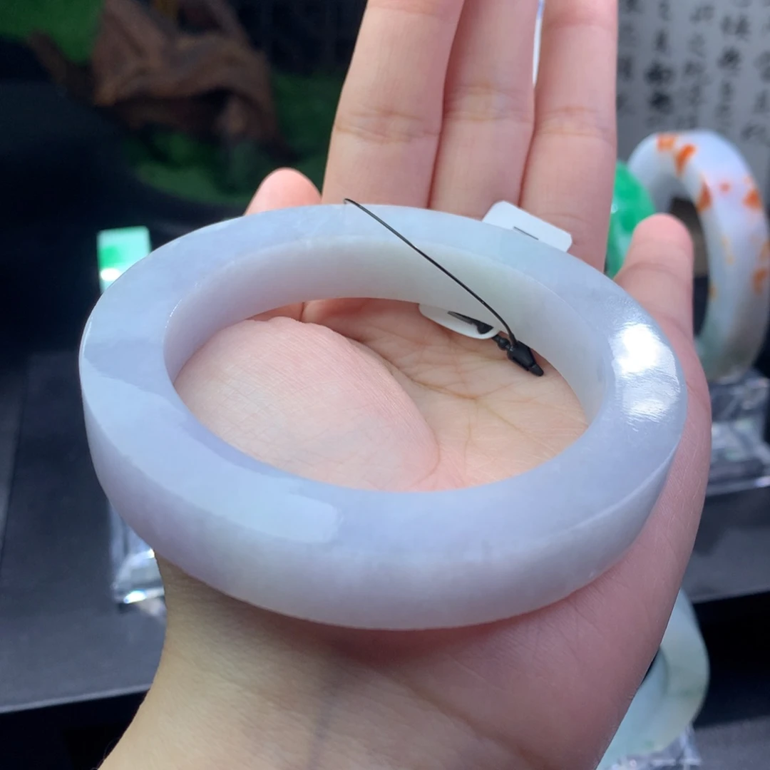 未镶嵌翡翠手镯定制翡翠57-63