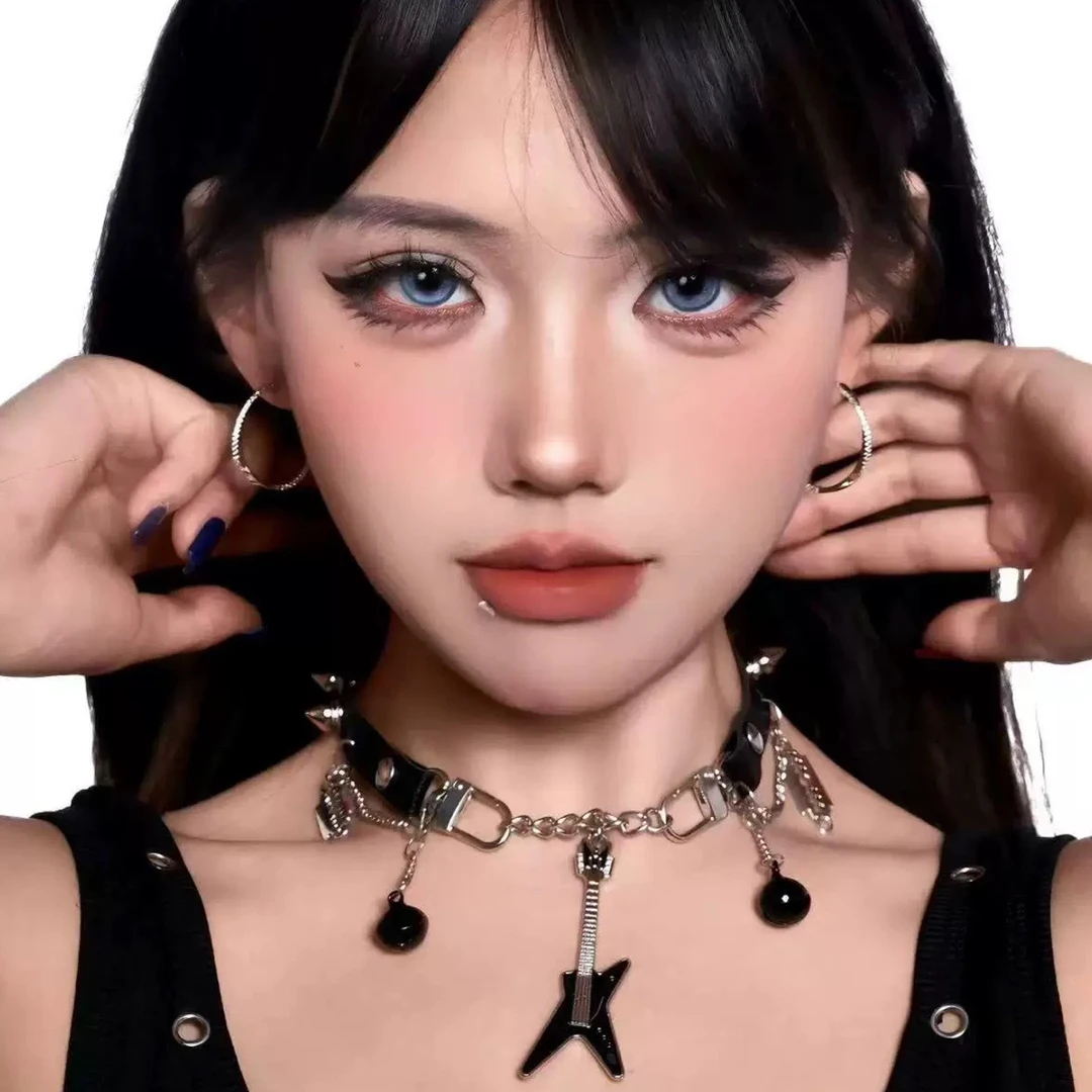 为亚而生G3s「摇滚巨星」原创手工暗黑摇滚朋克甜酷y2k十字架项圈