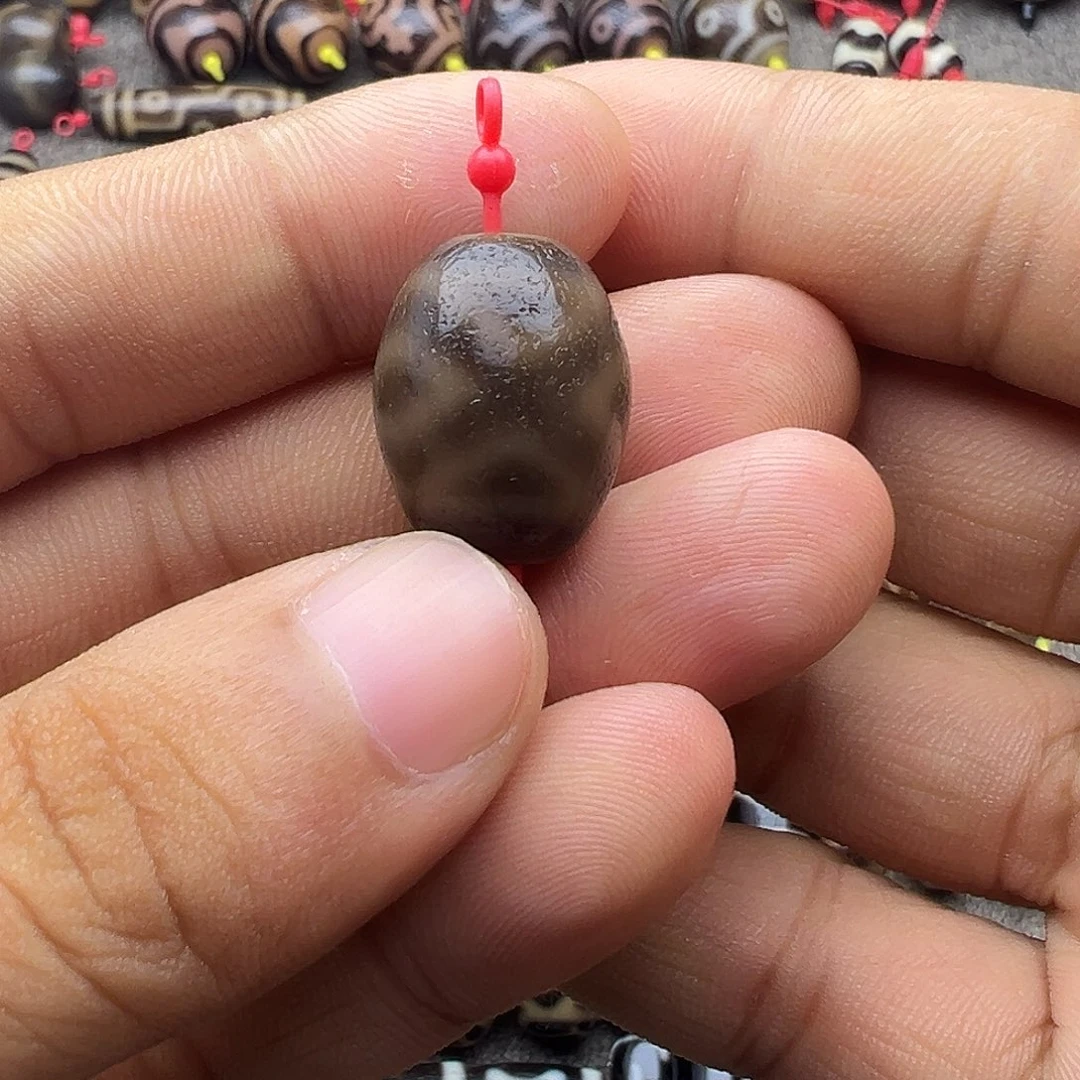 玛瑙/玉髓未镶嵌吊坠(赠链)曲贡19.6*25.5达洛天珠