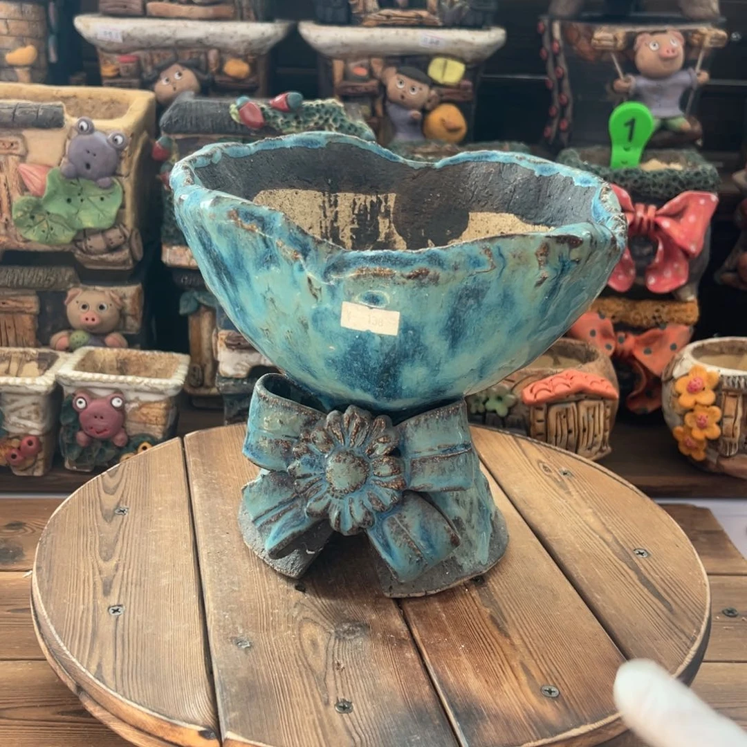 红陶白狐特价多肉花盆