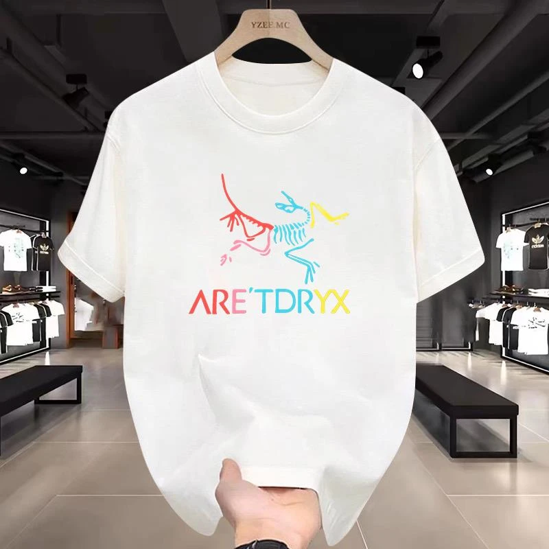 【撤柜】鸟家夏季260g双纱精梳纯棉短袖T恤男士重磅圆领宽松情侣