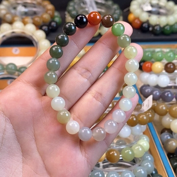 未镶嵌和田玉手链W 8