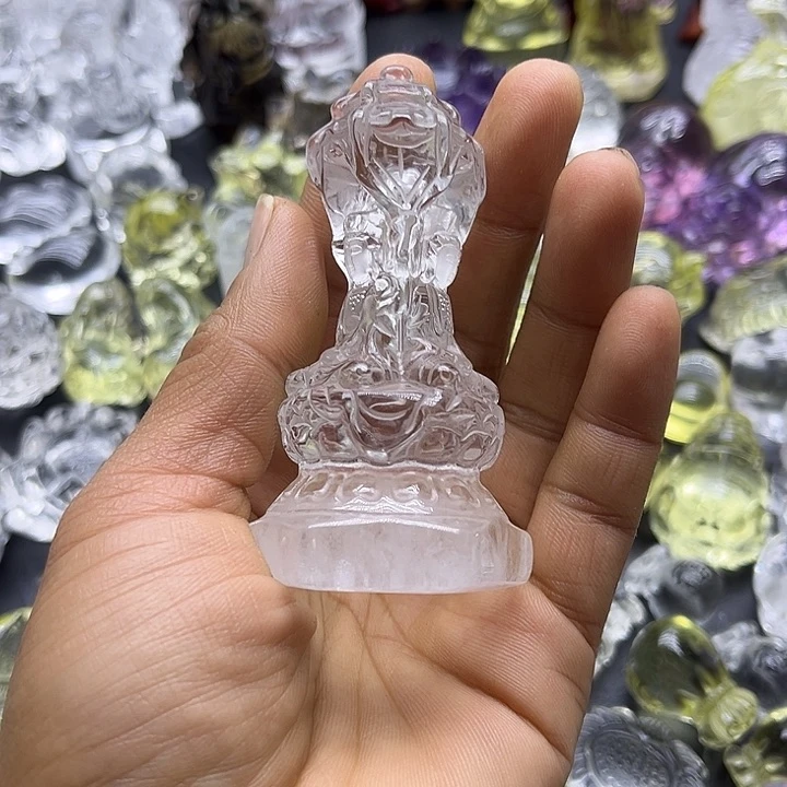 水晶摆件未镶嵌紫*梦