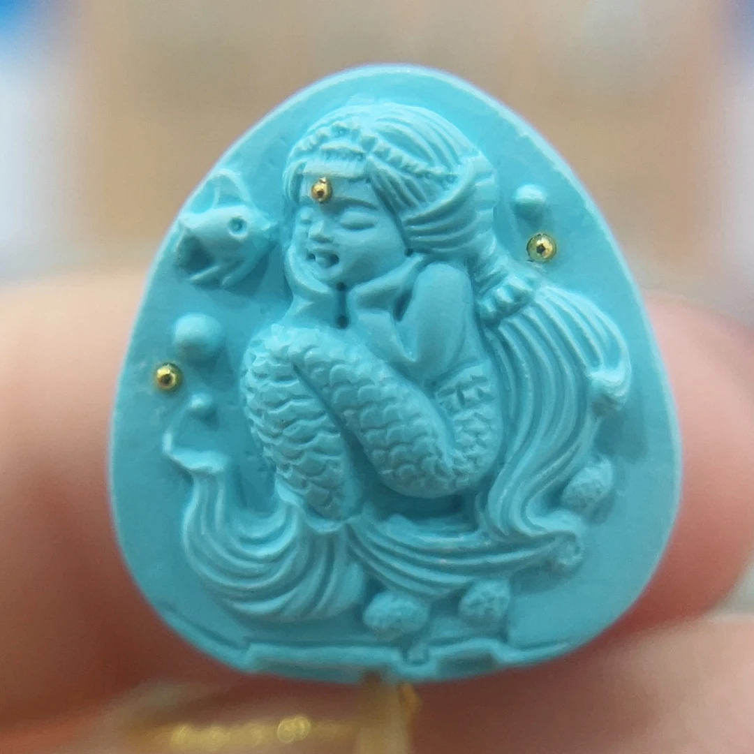 未镶嵌绿松石珠宝奇石