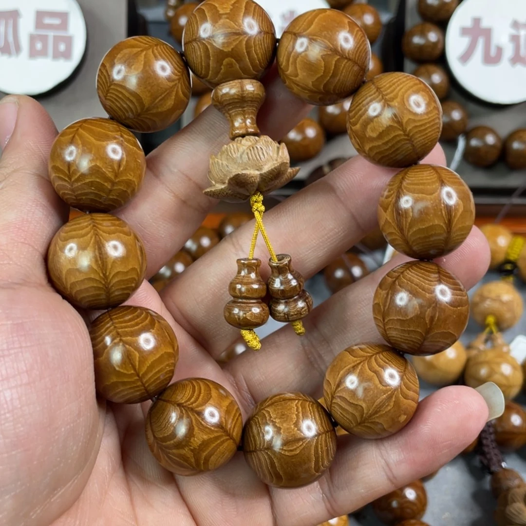 六道木张*榕2.0黄金底天花板手串