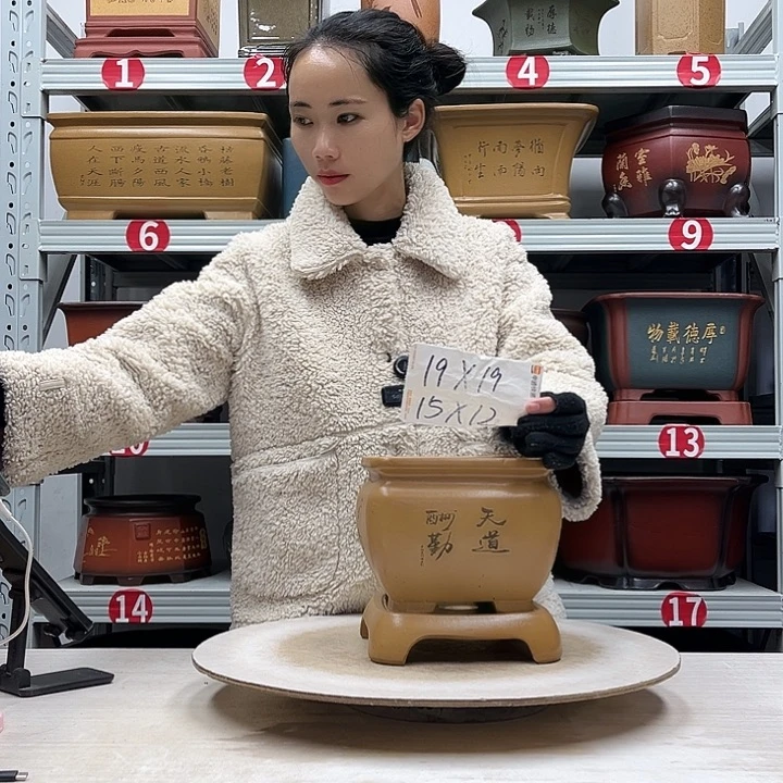 紫砂花盆紫砂花盆