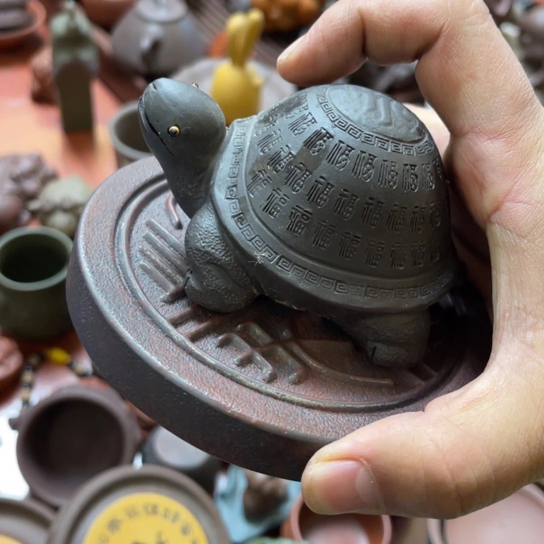 紫砂茶宠紫砂瑕疵