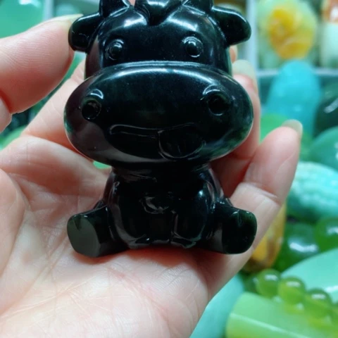 蛇纹石玉未镶嵌手把件