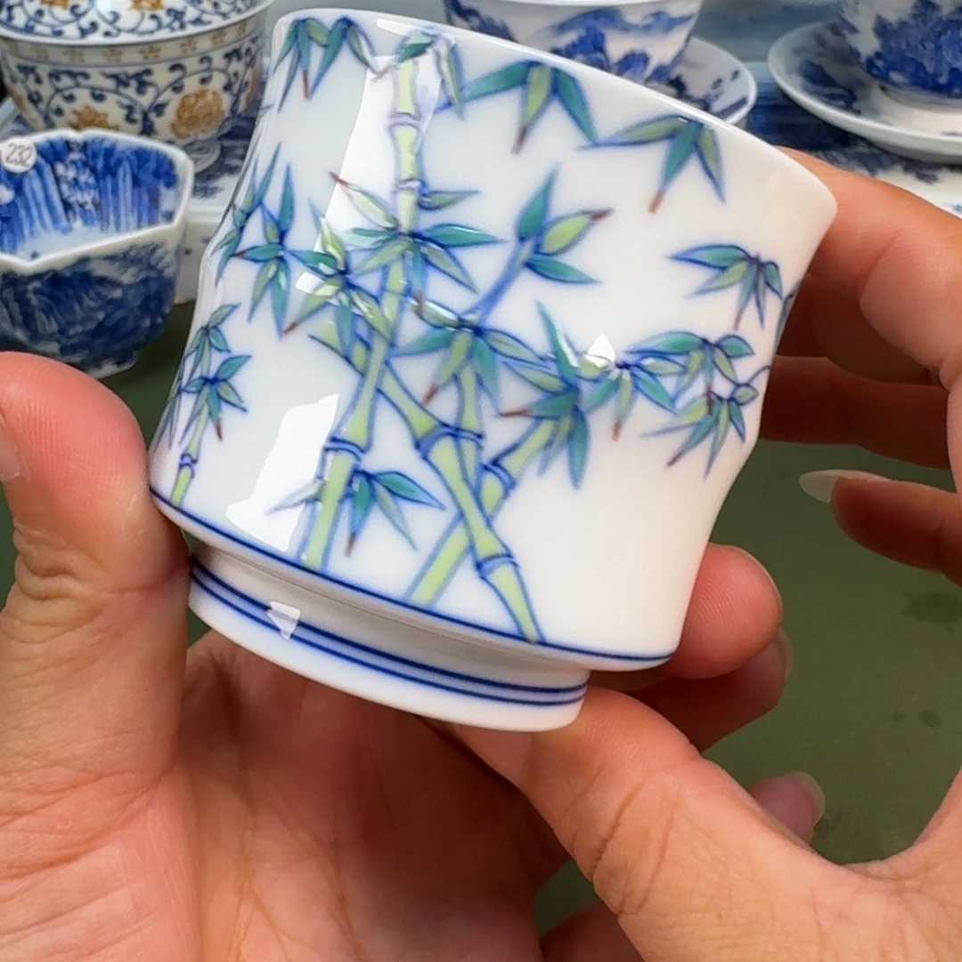 景德镇纯手绘茶具圆圆240
