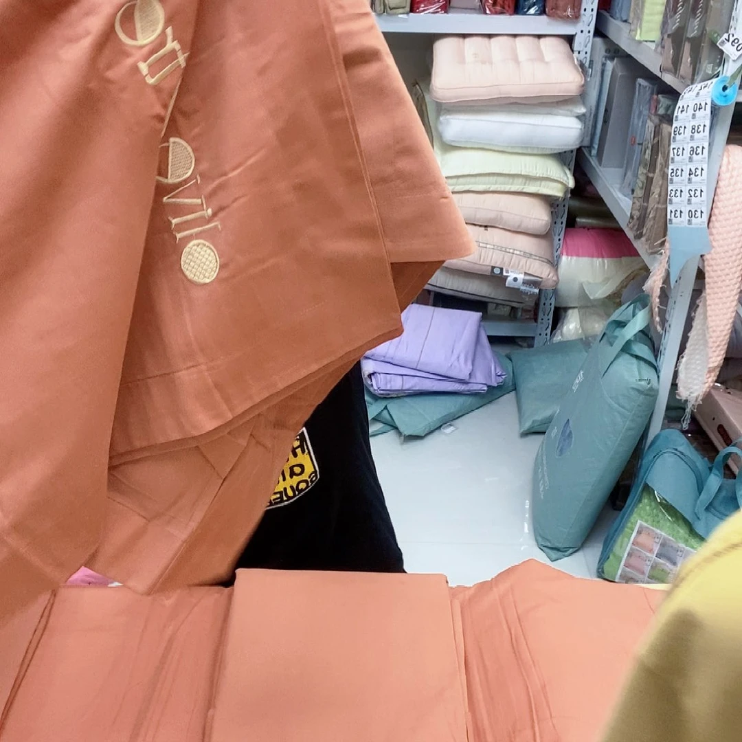 棉长绒棉磨毛橘色